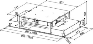 Витяжка Faber HIGH-LIGHT INOX A120 FA - 2