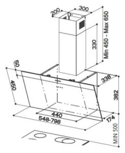 Витяжка Faber DAISY EG6 LED WH A55 FABER - 2