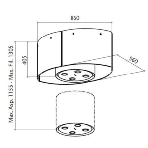 Витяжка Faber NEST EVO PLUS (SET) - 2