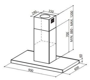 Витяжка Faber STILO ISOLA/SP EV8 X A90 - 2