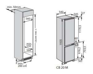 Холодильник Hotpoint-ariston BCB 8020 AA F C - 2