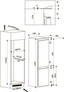 Холодильник Hotpoint-ariston BCB 7030 E C AA - 2