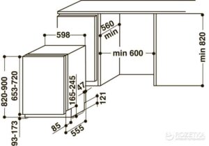 Посудомийна машина Hotpoint-ariston HIO 3O32 WG - 2