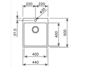 Мийка Teka Forlinea R15 40.40 код 12138019 - 2
