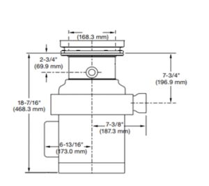 Подрібнювач In-sink-erator SS100, Collar 5, MS Control, 3 phase - 2