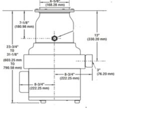 Подрібнювач In-sink-erator SS 300.   380 V  ( Colar 5 ) - 2