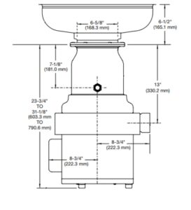 Подрібнювач In-sink-erator SS 300.   380 V  с  чашей( BOLW5 ) - 2