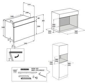 Мікрохвильова піч Hotpoint-ariston MN 413 IX HA - 2