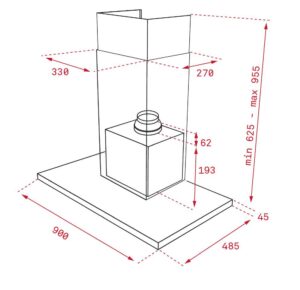 Витяжка Teka DLH 986 T код 40487182 - 2