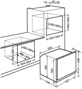 Духова шафа Smeg SF 6922XPZE1 - 2