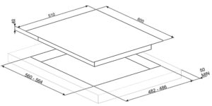 Варильна поверхня Smeg PV 164B2 - 2
