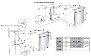 Духова шафа Interline OEE 620 BK - 2