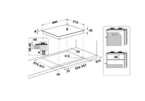 Варильна поверхня Whirlpool POW 64D2/NB - 2