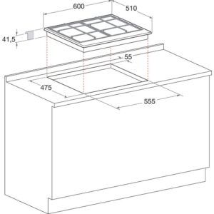 Варильна поверхня Whirlpool PMW 64D2/IXL - 2