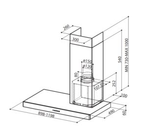 Витяжка Faber STILO SRM SX/SP A120 - 2