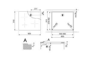 Варильна поверхня Smeg SI 2641D - 8
