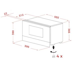 Мікрохвильова піч Teka ML 8220 BIS WH код 112030000 - 16