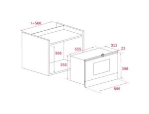 Мікрохвильова піч Teka ML 8220 BIS WH код 112030000 - 2