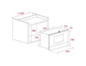 Мікрохвильова піч Teka ML 8220 BIS BK код 112030001 - 2
