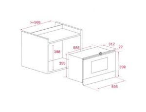 Мікрохвильова піч Teka ML 8220 BIS ST код 112030002 - 2