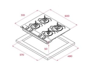Варильна поверхня Teka GBC 64000 KBN WH код 112580019 - 2