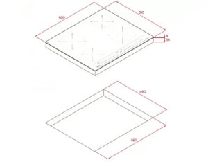 Варильна поверхня Teka IZC 64010 BK MSS код 112520015 - 2
