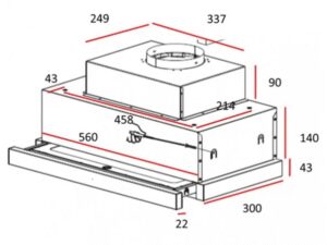 Витяжка Teka CNL 6610 код 40436830 - 2