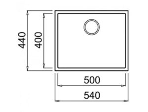 Мийка Teka Square 50.40 TG код 115230020 - 2