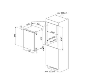 Морозильна камера Smeg S4F094E - 4