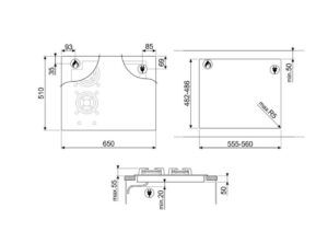 Варильна поверхня Smeg PM3643D - 3