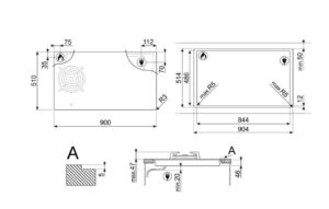 Варильна поверхня Smeg PM3953D - 10