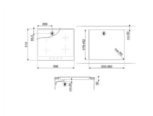 Варильна поверхня Smeg SI964PM - 2