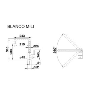Змішувач Blanco BLANCO 523108 - 2