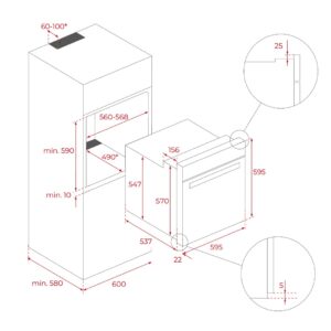 Духова шафа Teka HLB 85 P BM код 111000056 - 7