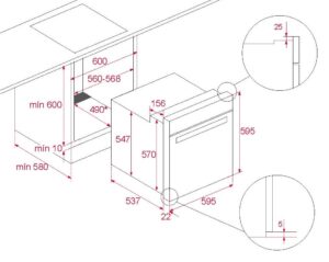 Духова шафа Teka HLB 85 P BM код 111000056 - 8