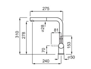Змішувач Elleci STREAM PLUS ALUMINIUM 79 - 2