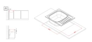 Мийка Elleci Sky125 DX SATINATO - 5