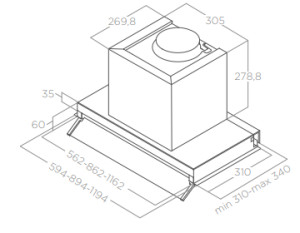 Витяжка Elica BOXIN ADVANCE IX/A/60 - 6