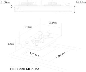 Варильна поверхня Interline HGG 330 MCK BA - 8