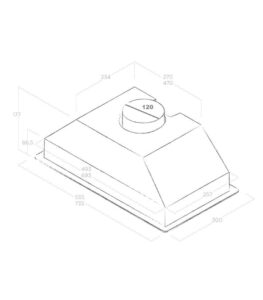Витяжка Elica CT17 C WH/A/72 - 10