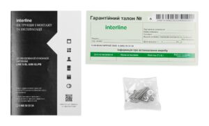 Витяжка Interline LINE S BL A/60 GL/PB - 24