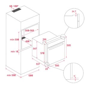 Духова шафа Teka HLB 8415 BK   код 111000052 - 14
