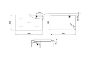 Варильна поверхня Smeg SE 495ETD - 5