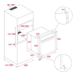 Духова шафа Teka HCB 6535 код 111020032 - 12