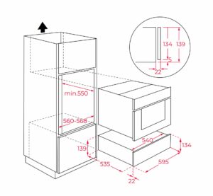 Шафа для підігріву посуду Teka CP 150 GS код 111600003 - 4