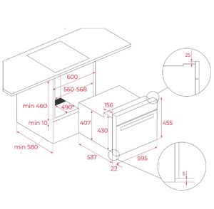 Духова шафа Teka HLC 8440 C FBK код 111160028 - 10
