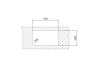 Мийка Teka FLEXLINEA 71.40 Fortinox код 115000063 - 3