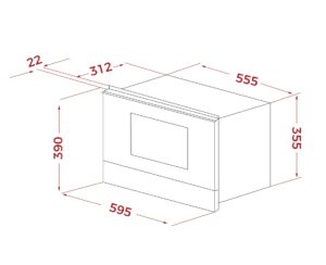 Мікрохвильова піч Teka ML 8220 BIS FBK код 112030017 - 9
