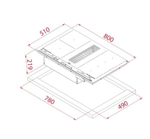 Варильна поверхня Teka MasterSense Air AFF 87601 код 112730000 - 10