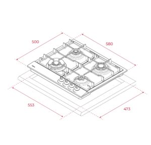 Варильна поверхня Teka GSC 64320 VN код 112610059 - 10